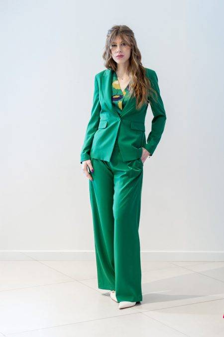 Pantaloni palazzo con elastico Diana Gallesi (9)