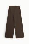 Pantaloni palazzo vita alta con tasche laterali Dixie
