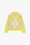 Pullover motivo argyle collo polo Dixie