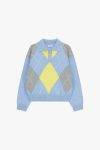 Pullover motivo argyle collo polo Dixie