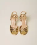 Sandali in pelle laminata Twinset Actitude 0