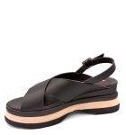 Sandalo in nappa intrecciato Jeannot 0