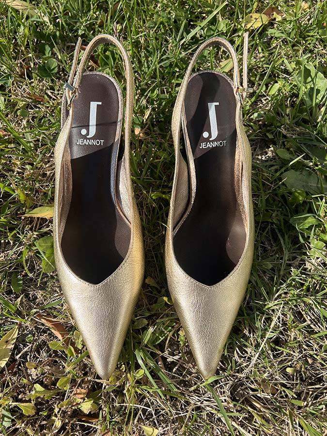 Slingback con tacco clessidra Jeannot (2) Slingback con tacco clessidra Jeannot (2)
