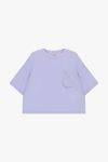 T shirt ampia con taschino e ricamo Dixie