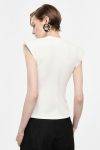 Top asimmetrico con drappeggio Imperial