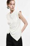 Top asimmetrico con drappeggio Imperial