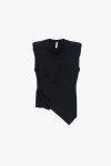Top asimmetrico con drappeggio Imperial