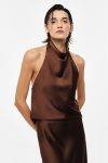 Top halter scollo morbido Imperial