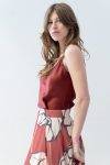 Top satin con bretelline Diana Gallesi (2)