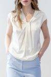 Top satin con nodo Dixie (1)