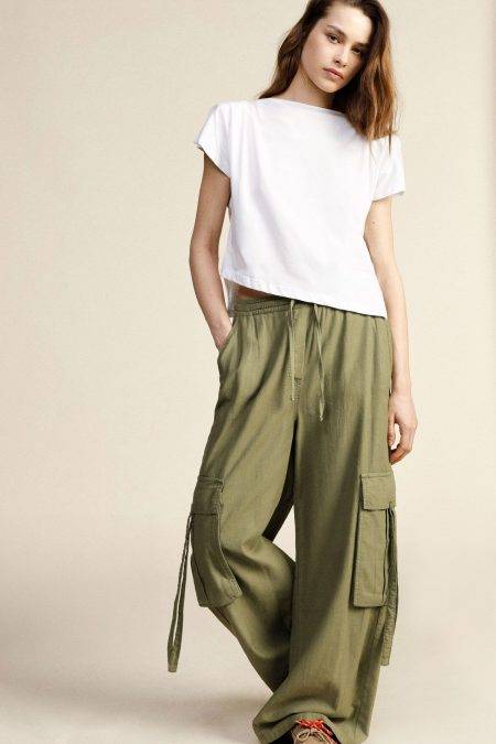 Trousers palazzo cargo Dixie