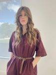 Abito midi in cotone con cinta Dixie (2)