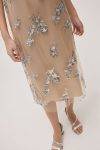 Abito midi in tulle ricamato Ottod’Ame
