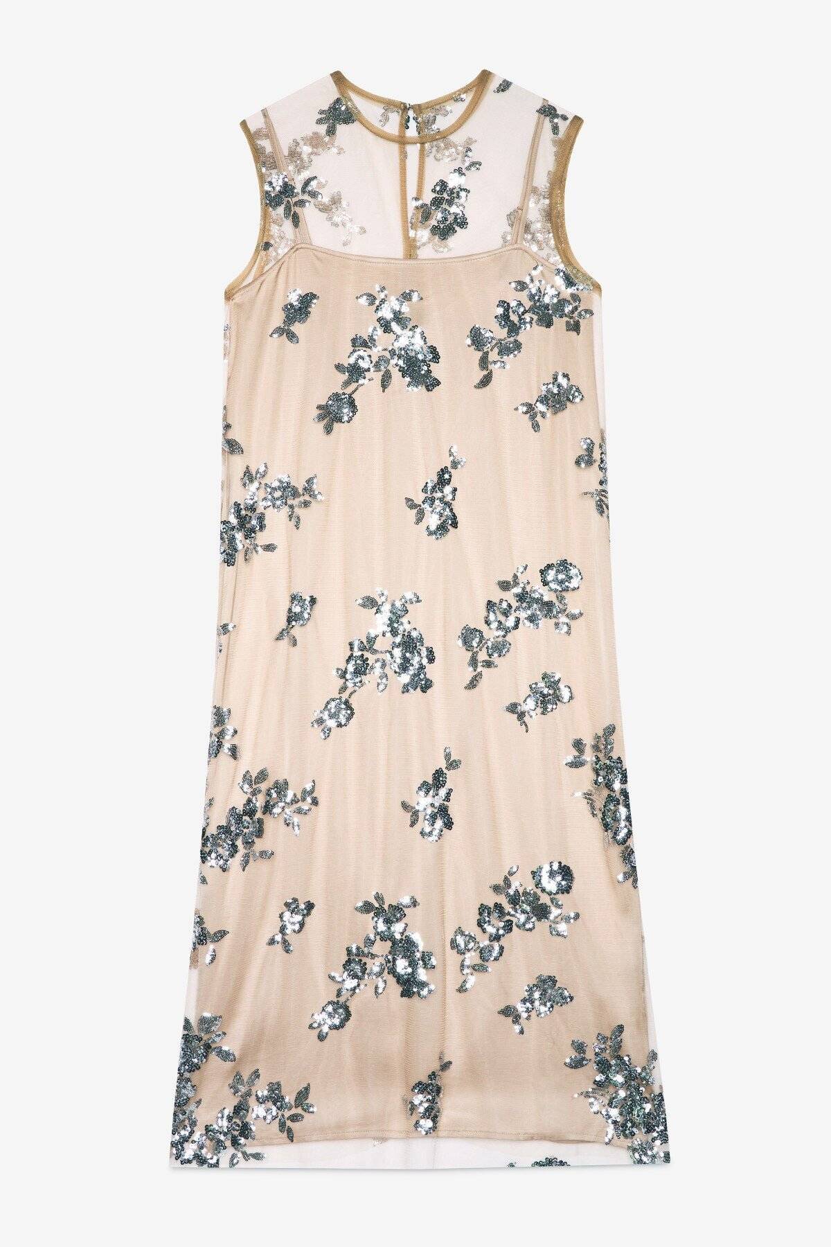 Abito midi in tulle ricamato Ottod’Ame 5 Abito midi in tulle ricamato Ottod'Ame 5