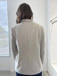 Blazer a righe over con paillettes Please (3)