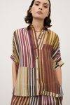 Camicia boxy fit a righe Ottod’Ame 0