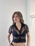 Camicia corta in pizzo Imperial (3)