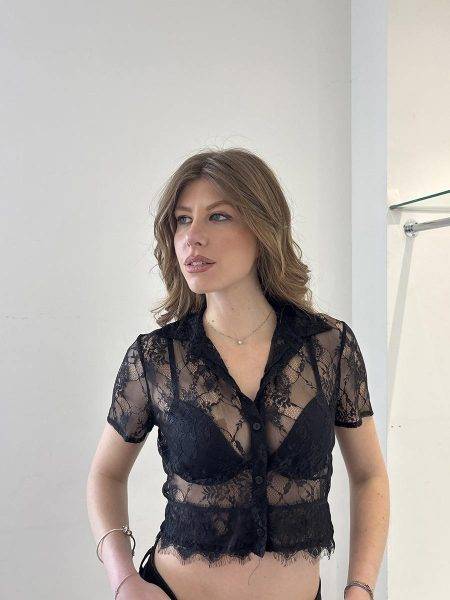 Camicia corta in pizzo Imperial (3)