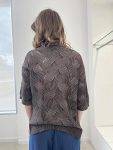 Cardigan con jaquard e intarsio Diana Gallesi (2)