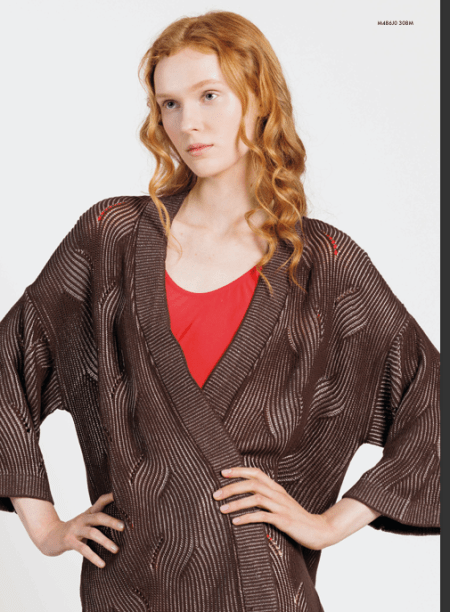 Cardigan con jaquard e intarsio Diana Gallesi (2)