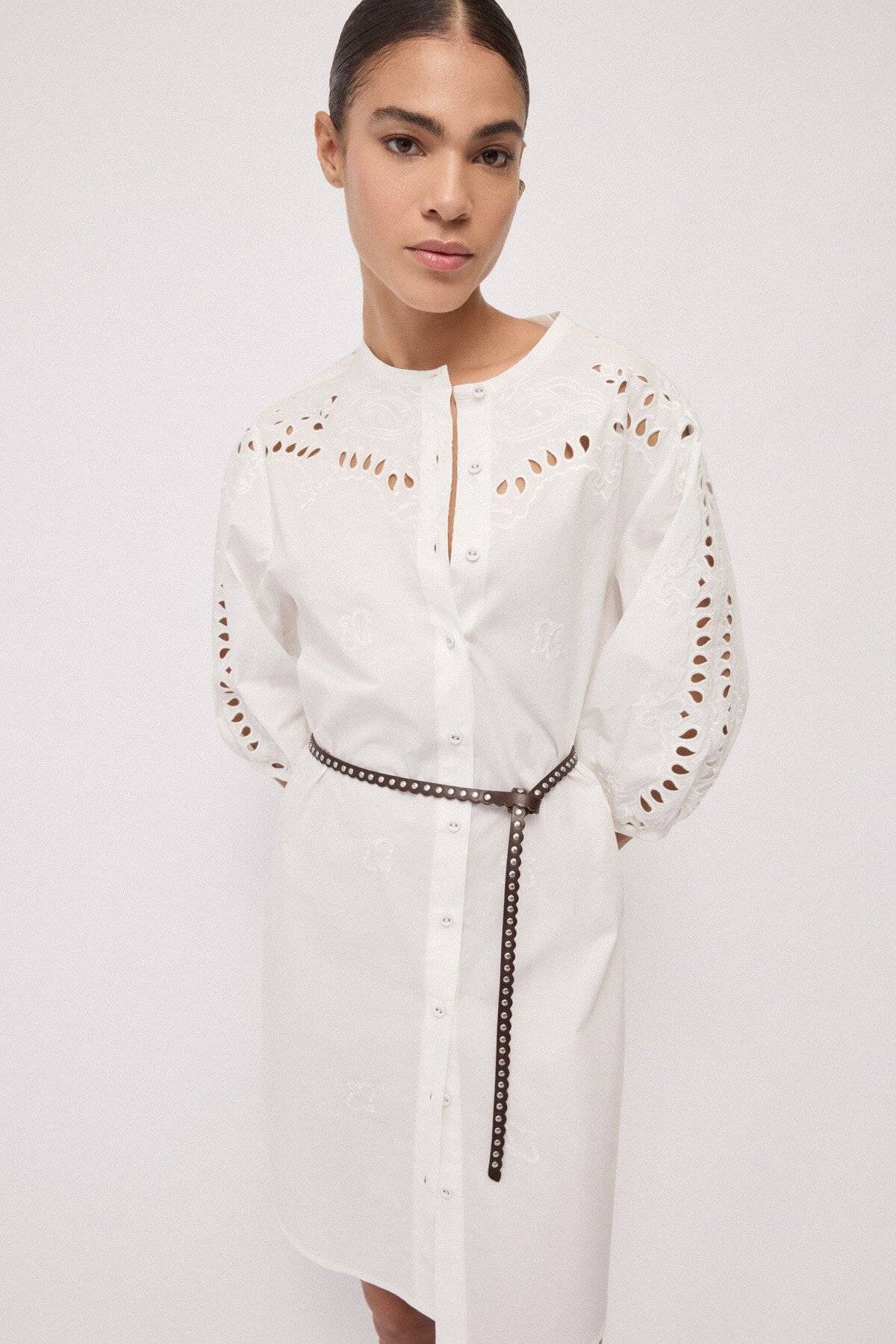 Cintura in pelle con borchie Ottod’Ame 0 Cintura in pelle con borchie Ottod'Ame 0