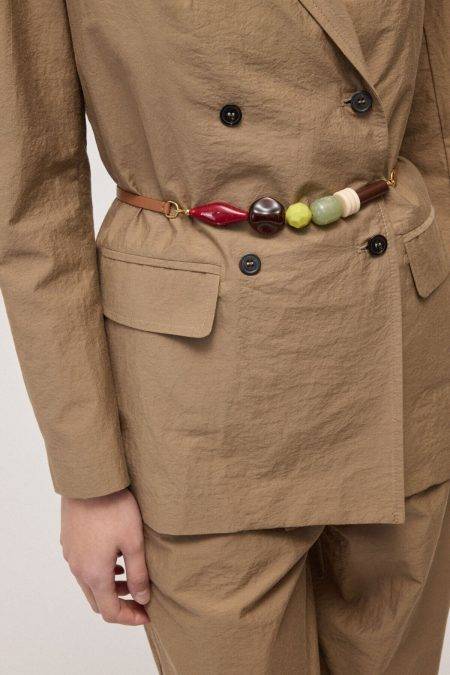 Cintura in pelle con pietre Ottod'Ame 0