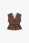Gilet scollo a v fantasia pois Dixie