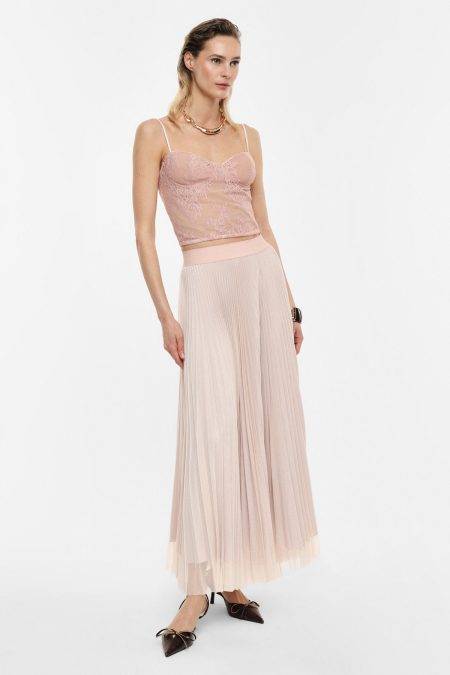 Gonna in tulle plissé con elastico Imperial 1