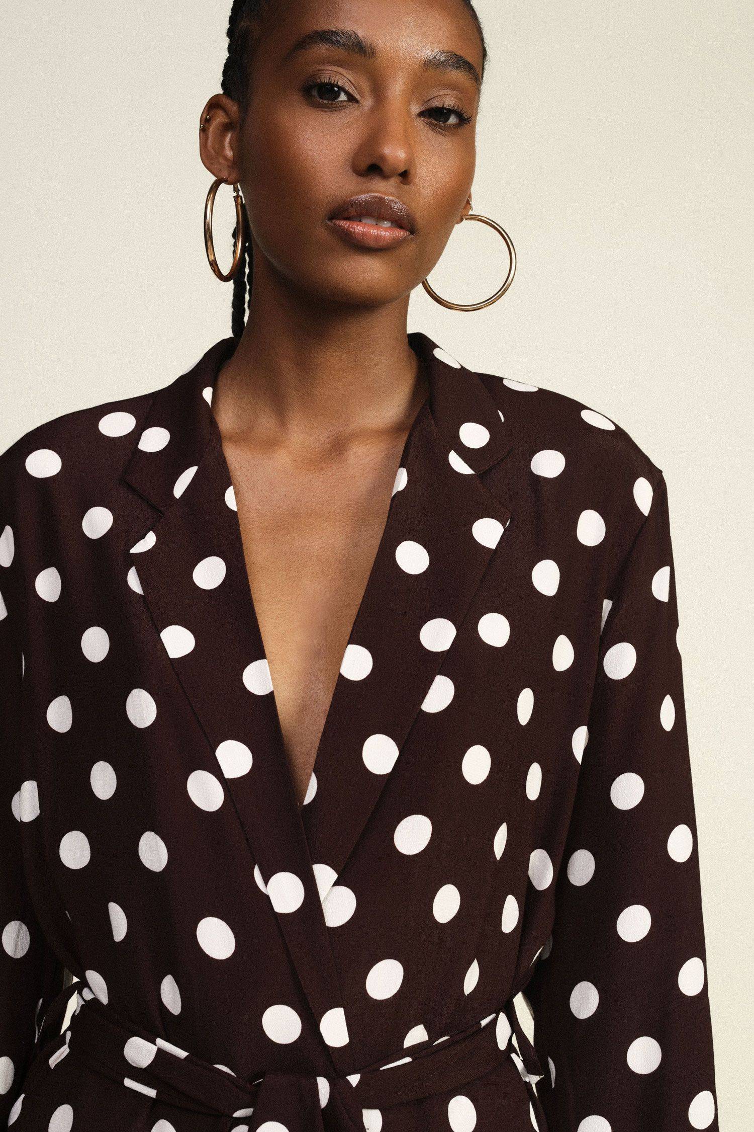 Kimono con stampa a pois Dixie 1 Kimono con stampa a pois Dixie 1