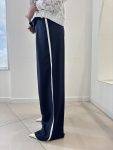 Pantalone palazzo con pences e banda laterale Diana Gallesi (2)
