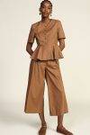 Pantaloni palazzo ampi con vita alta Dixie