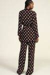Pantaloni palazzo fantasia a pois Dixie
