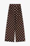 Pantaloni palazzo fantasia a pois Dixie