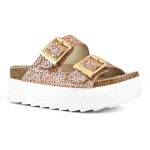 Sandali con plateau e glitter Colors Of California 2