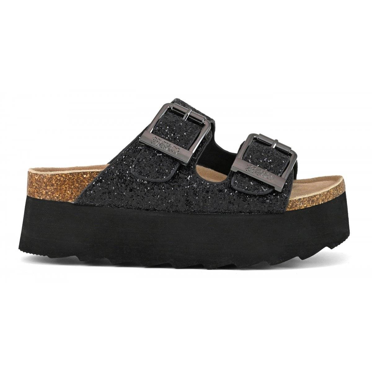 Sandali con plateau e glitter Colors Of California Sandali con plateau e glitter Colors Of California