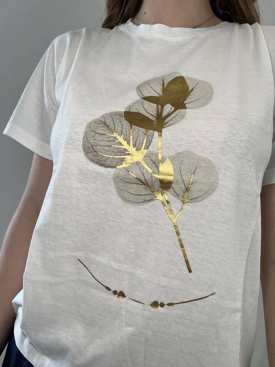 T Shirt con fantasia laminata BOMBOOGIE (2) T Shirt con fantasia laminata BOMBOOGIE (2)