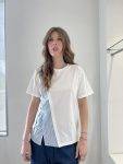 T Shirt con inserto camicia SOLOTRE (1)