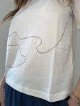 T Shirt velata con cuciture a contrasto BOMBOOGIE (1)