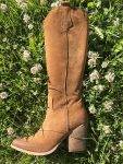 Texano alto in suede Divine Follie (1)