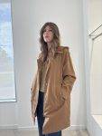 Trench con cappuccio e coulisse Diana Gallesi