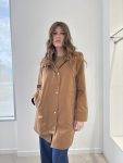 Trench con cappuccio e coulisse Diana Gallesi