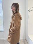 Trench con cappuccio e coulisse Diana Gallesi