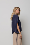 Blusa di seta con coulisse ICONA Kaos