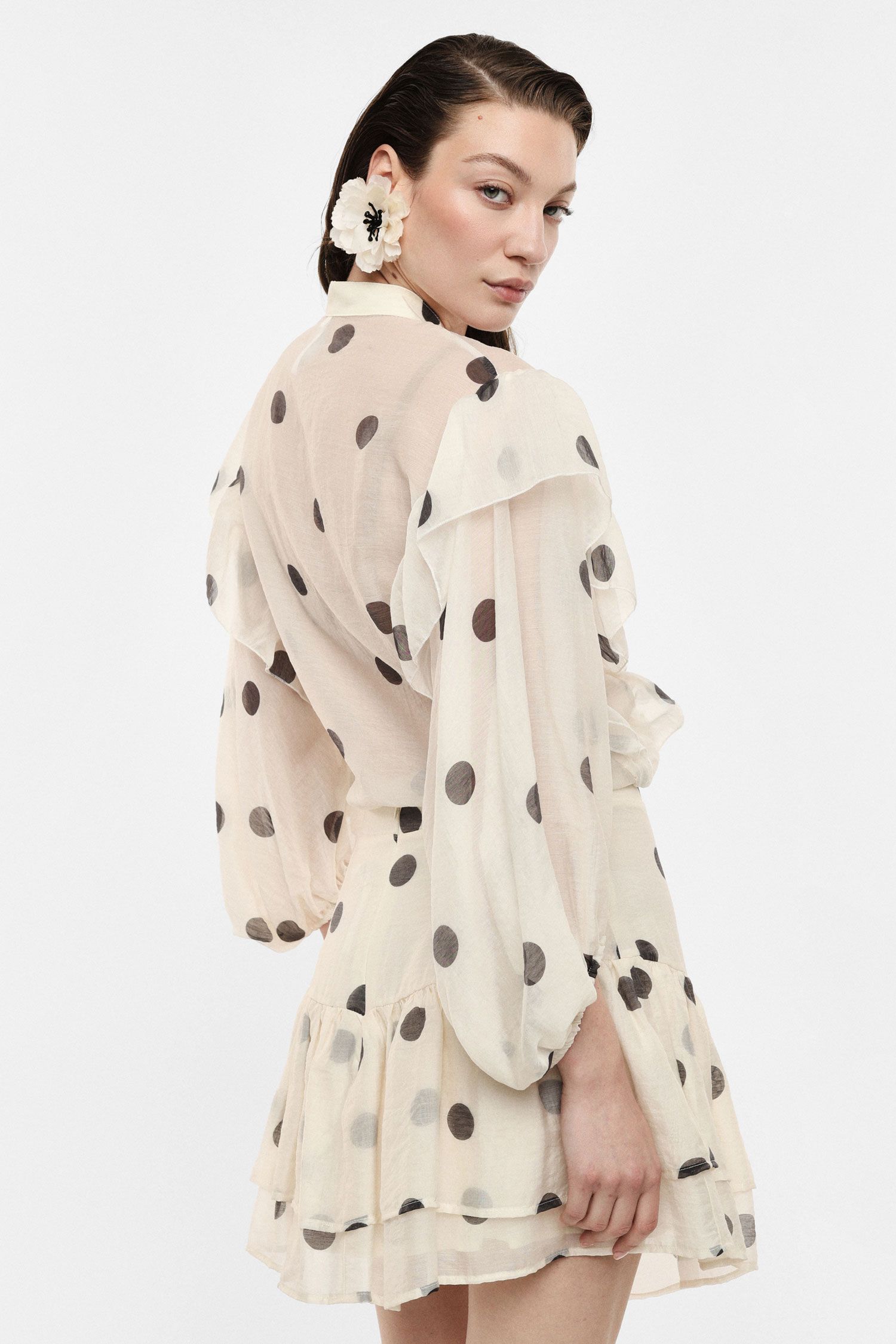 Camicia a pois con volants Imperial 0 Camicia a pois con volants Imperial 0