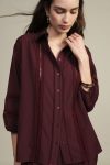 Camicia con inserti in pizzo traforato Dixie