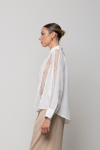 Camicia di seta con inserti in pizzo ICONA Kaos