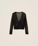 Cardigan in maglia a rete Twinset Actitude