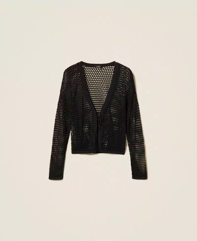 Cardigan in maglia a rete Twinset Actitude 3 Cardigan in maglia a rete Twinset Actitude 3