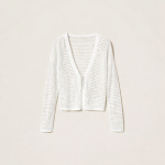 Cardigan in maglia a rete Twinset Actitude
