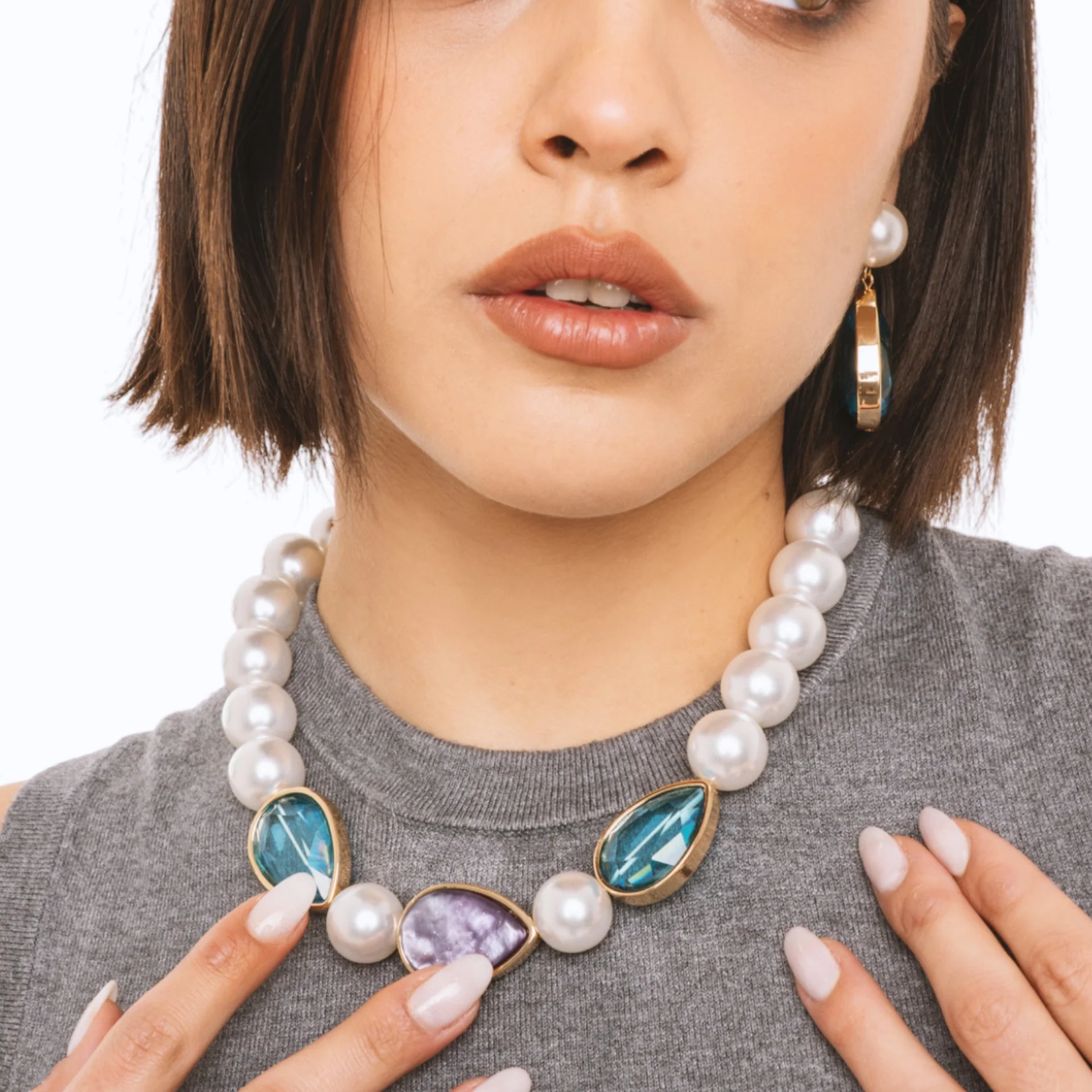 Collana corta con perle Mya Accessories Collana corta con perle Mya Accessories